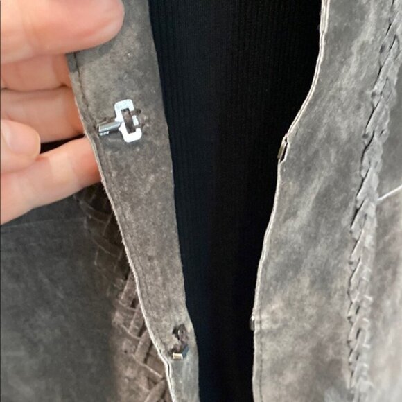 Anne Klein Brown Leather Jacket - Picture 6 of 14